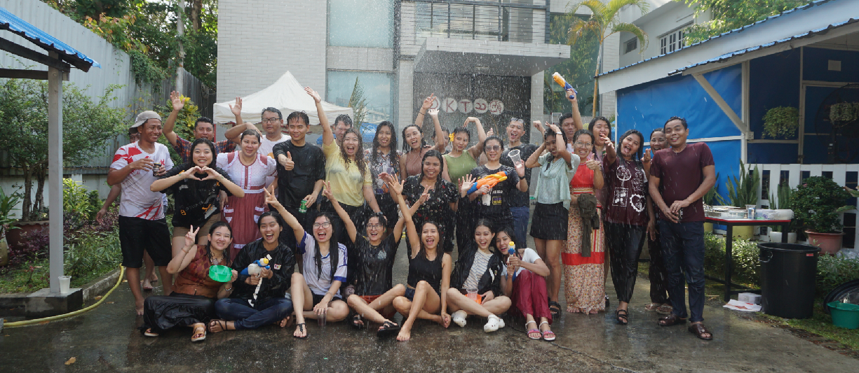 Celebrating 2026 Thingyan at DKT Myanmar Office